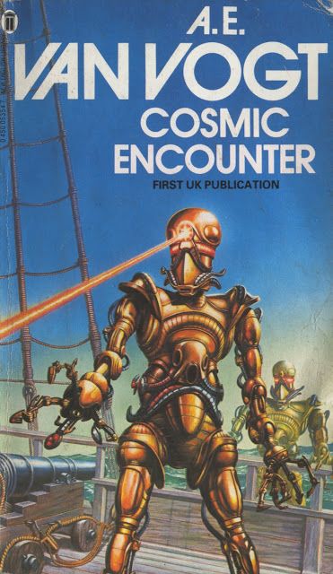 Cosmic Encounter by A.E. van Vogt, cover by Gerald Grace